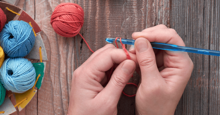 How to Hold a Crochet Hook